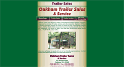 Desktop Screenshot of oakhamtrailersales.com